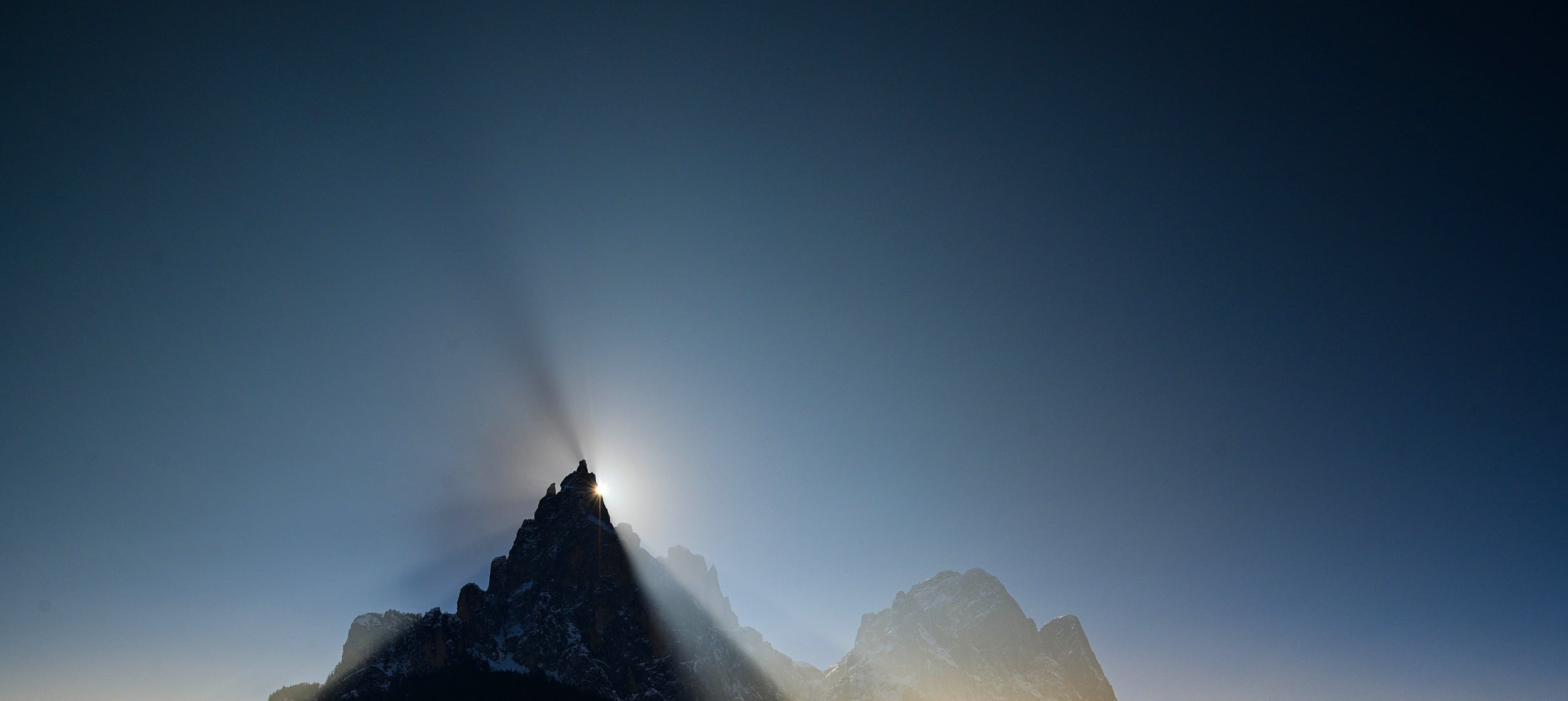 Winter solstice in the Dolomites