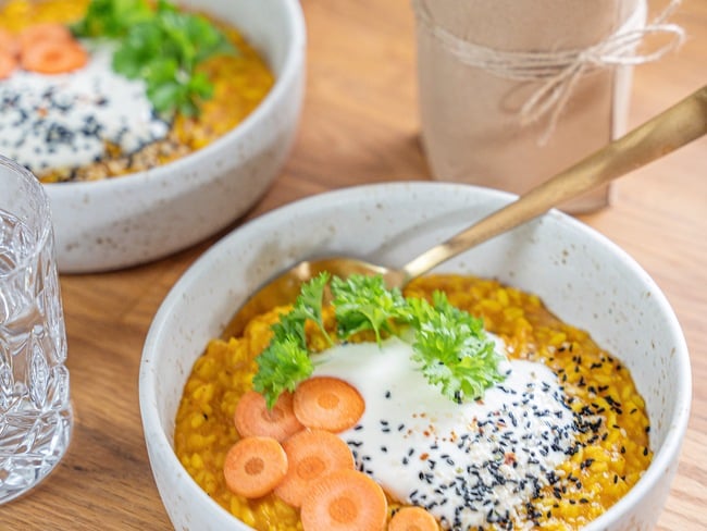 Springtime carrot risotto